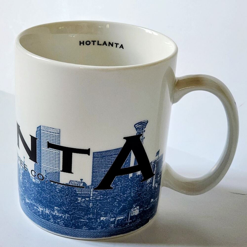 RARE Vintage 2002 Starbucks Barista Skyline Series One Mug – ATLANTA / HOTLANTA